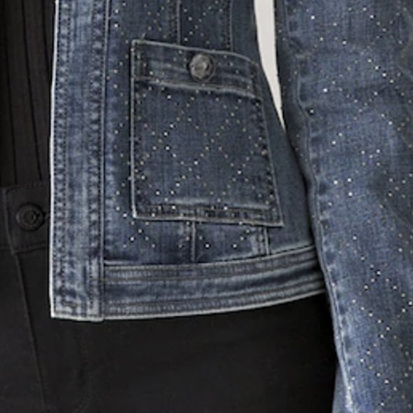 WHITE HOUSE BLACK MARKET LIMITED EDITION EMBELLISHED DENIM JACKET NEW W TAGS 4 - Picture 7 of 16